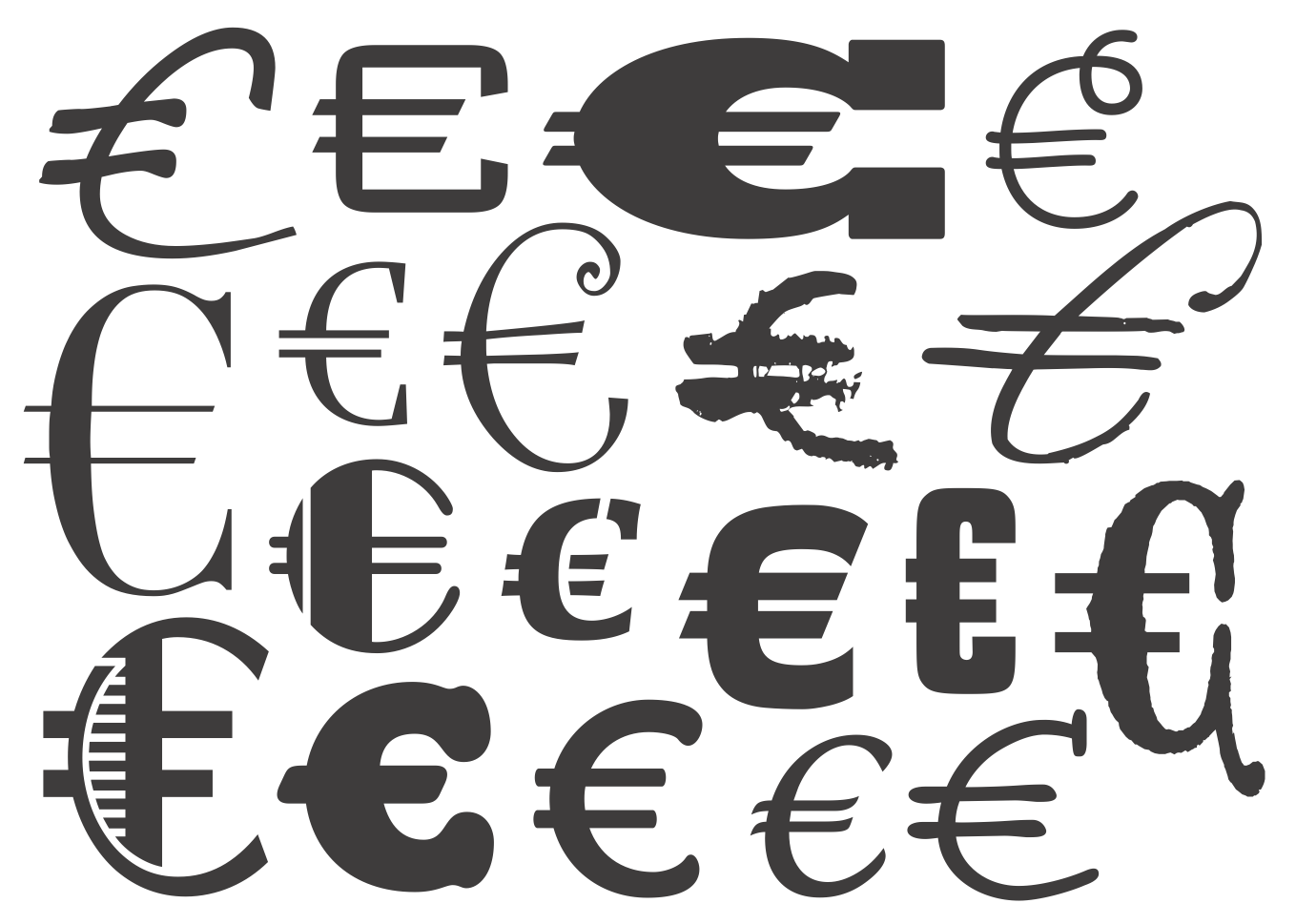Design a new character for a typeface