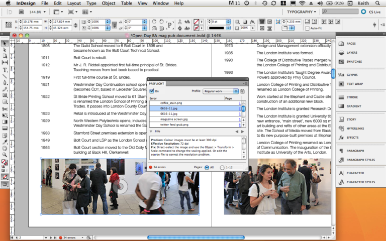 Preflighting: boring but important – Keith Martin: Design Thinking